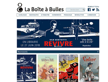 Tablet Screenshot of la-boite-a-bulles.com